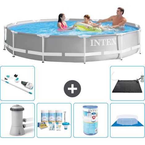 Intex Piscine Prism Frame Ronde - 366x76 cm - 7-pièces S32129 (1/5)