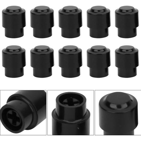 10 pièces capuchons boutons pour interrupteur de guitare électrique, accessoires noir (1/5)