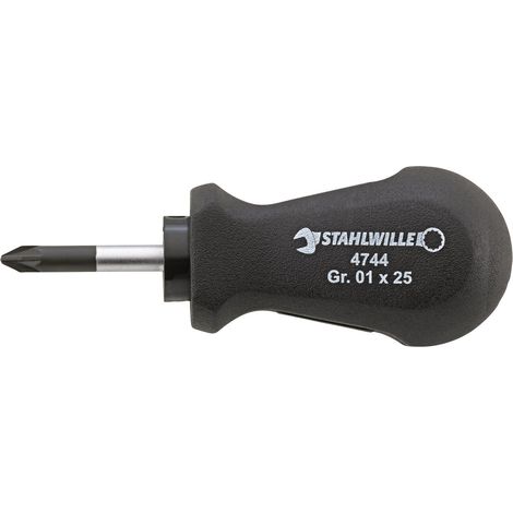 Stahlwille Kreuzschlitzschraubendreher DRALL PZ Gr.1 Klingen-L.25mm