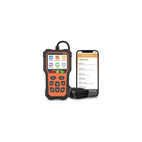 Diagnostic OBD2 pour voiture (italien) : annulation des codes d'erreur moteur (Spy V521) (1/5)