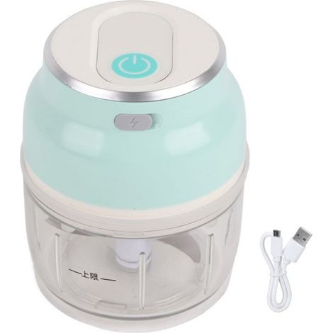 Hachoir à ail électrique, chargeur USB, presse-purée, ustensiles de cuisine 150 ml (1/5)