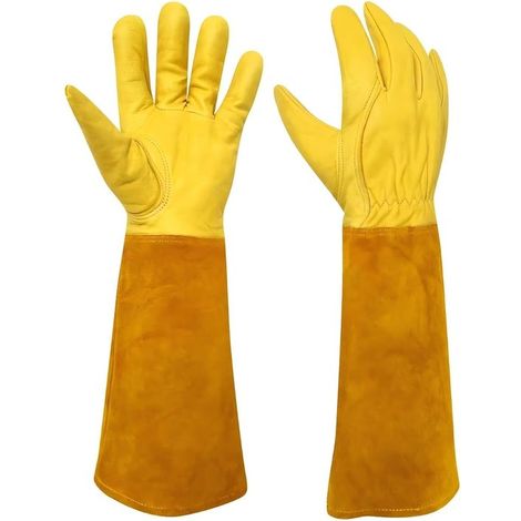 Une paire de gants de taille à manches longues - résistants aux perforations et aux éraflures - respirants et souples (1/5)