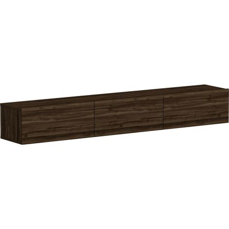 Porta TV in legno "Terra" - 31 x 180 x 26 cm - Noce