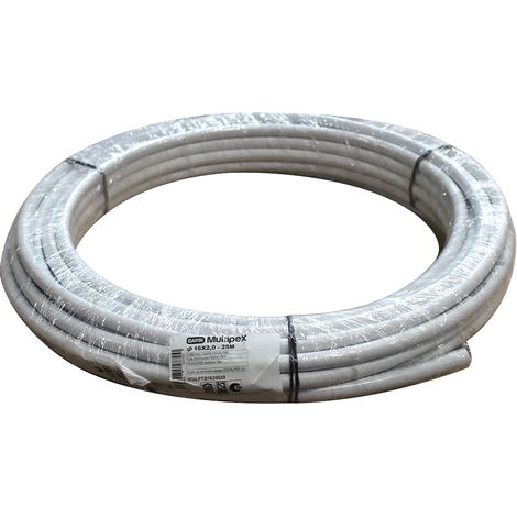 Tube Multicouche nu Ø16x2,0 - Alu 0,2mm - 25 mètres - Blansol (1/3)