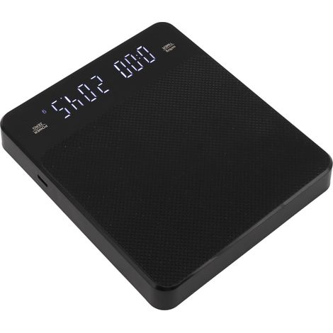 Küchenwaage (3000 g), 0,1 g Genauigkeit, LED-Display mit Hintergrundbeleuchtung, Einheitenumrechnung, Timer, USB-Ladefunktion, Lebensmittelwaage für Cafés und Küchen (1/5)