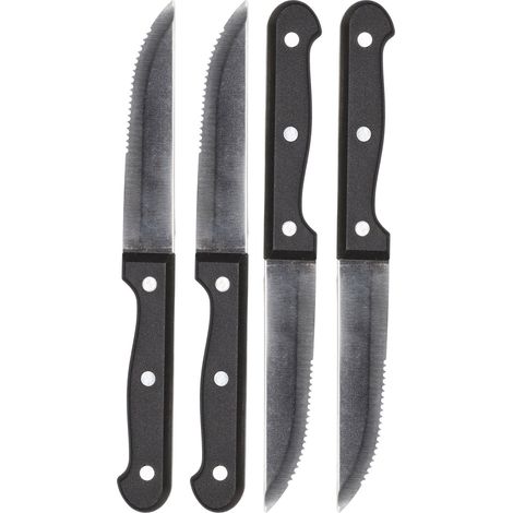 Regalo Italiano Set 4 Coltelli in Acciaio e Nylon