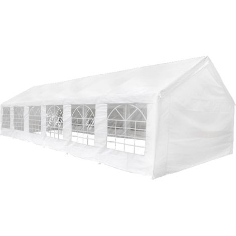Zeltstoff ohne Gestell Weiß 12 x 6 m PE vidaXL