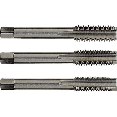 Satz von 3 Handgewindebohrern Standard HSS- TIVOLY - M - DIN 352 - (Blister) / Ø: 8 X 1.25 - 1050052080125