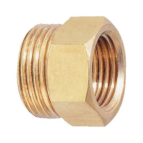 Raccord laiton droit à visser - M 1'1/2 - F 1'1/2 - 246E