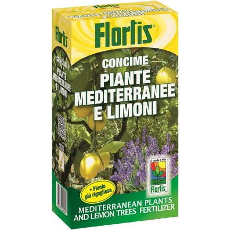 CONCIME PER PIANTE MEDITERRANEE E LIMONI 1000 G FLORTIS