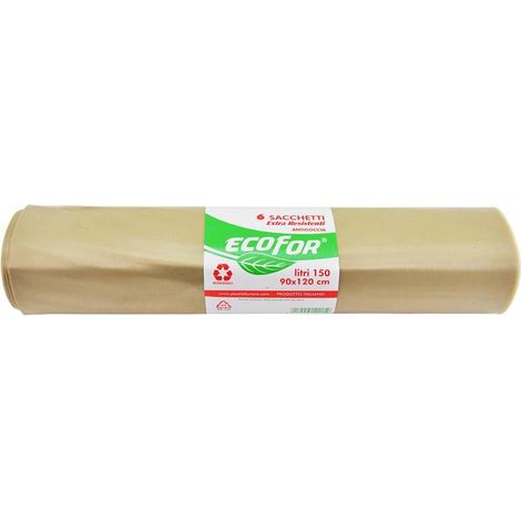 SACCHI PER NETTEZZA URBANA 'EXTRA STRONG' cm 90x120 - cf.6 pz - lt.150 - ambra