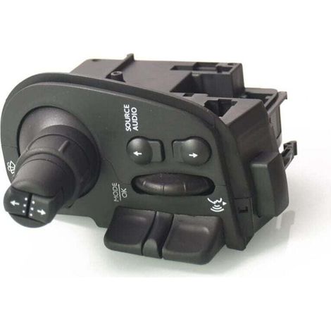 Levé Vitre Bouton Comman Leve Vitre Commutateur Combiné De Colonne De Direction D'essuie-Glaces Radio pour Renault pour Clio III pour Modus pour KANGOO OEM 8201590631 (1/4)