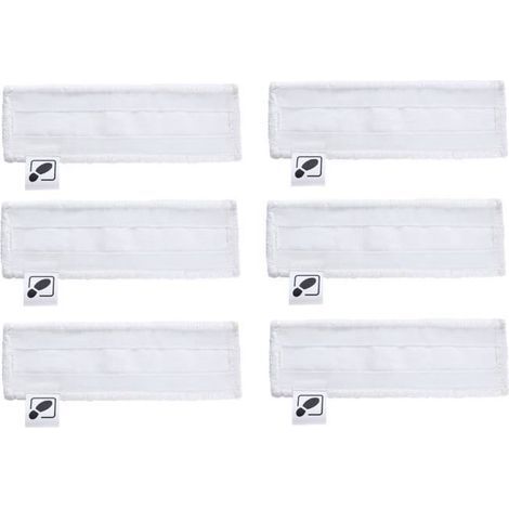 6 Mikrofaser-Reinigungstücher für Kärcher Easy Fix Dampfreiniger SC 2, SC 3, SC 4, SC 5, Ersatztücher für Kärcher Dampfreiniger (1/4)