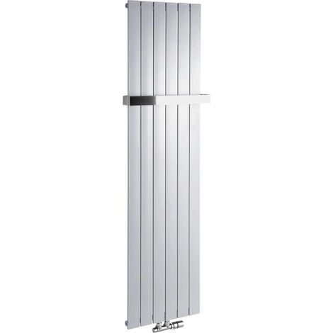Sapho Colonna - Heizkörper 45x180 cm, 910 W, Silber metallisch IR145 (1/4)