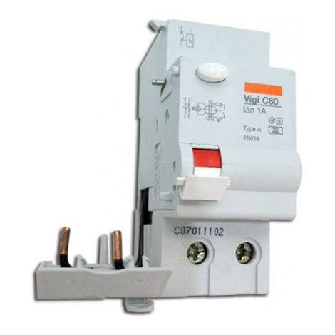Schneider Electric – Bloc différentiel 63A 2P 1000mA type A sélectif – Protection contre courants de fuite – Pour installations électriques – 26618 - Muti9