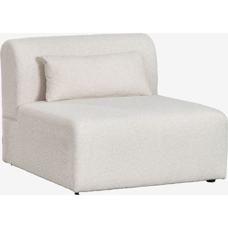 Módulo central para sofá modular en borreguito Borjan SKLUM (1/5)