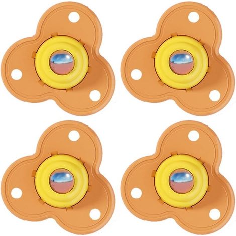 4 pièces roulettes de meubles à Rotation à 360 degrés poulie universelle auto-adhésive pour boîte de rangement de meubles (1/4)