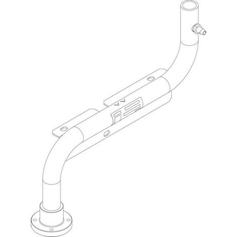 Pièce détachée BOSCH TTNR : 8738804936 Tuyau de raccordement gaz VM CLA-1 75/100 everp