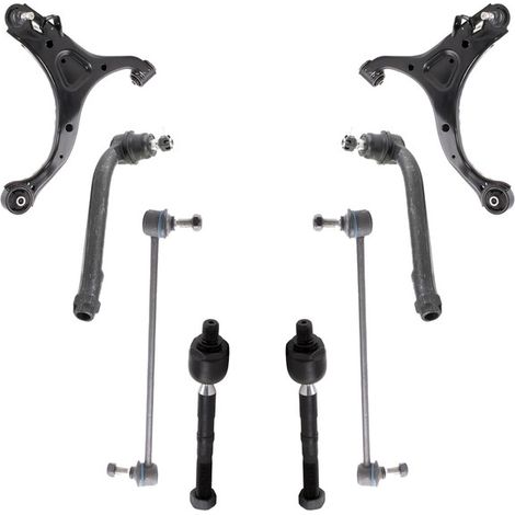 KIT BRACCIO OSCILLANTE 8 PEZZI COMPATIBILE CON HYUNDAI SANTA FÉ II (CM) 2.0 CRDi 4x4 12 / Kit Sospensione Completo OE/OEM / Bracci Oscillanti + Testine Sterzo / Sostituzione Diretta OEM
