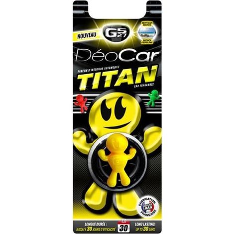 Désodorisant voiture déocar titan, monoï - GS27 (1/3)