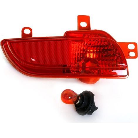 Feux arrière de Voiture Feu de Pare-Chocs pour arrière de Voiture, réflecteur de feu antibrouillard inversé, 6351HA 6350HA, pour Peugeot 206 207 2009 – 2014(Light Bulb on Left) YMYNY (1/5)