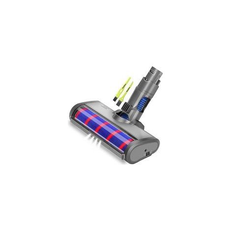 Brosse compatible pour Dyson V6 DC58 DC59 DC61 DC62 avec Rouleau Souple pour Sol dur, Parquet Brosse avec Lumière LED (1/4)