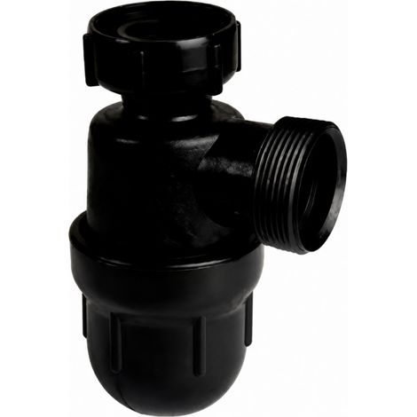 Sifone da laboratorio lunghezza 180 mm, ingresso 40x49 mm uscita 50 mm, passo gas. (1/3)