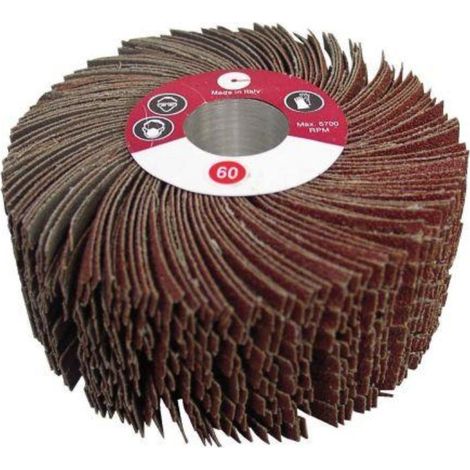 CALFLEX RUEDA MIL HOJAS DE NÚCLEO CORTE DESIGUAL RNC MEDIDAS Ø 120 x 50 mm. Grano 40