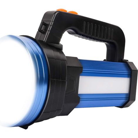 ZOLGINAH Lampe de Poche LED Ultra Puissante Lampe Torche Étanche IPX4 15000 Lumen 10000mAH Super Lumineux Lampe 6 Modes Longue Portée Lampe Haute Puissance Urgence Lanterne pour Camping Randonnée Chas (1/5)