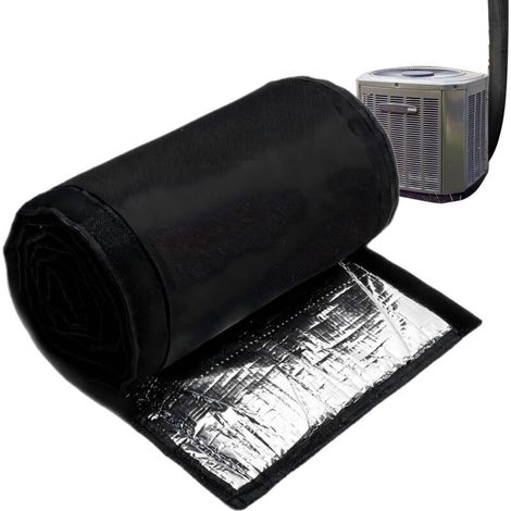 Gaine Isolante Pour Tubes En Cuivre - Manchon de Protection Réducteur de Chaleur - Couverture Antipoussière pour Conduits de Ventilation Dortoir Hôtel Bureau (1/4)