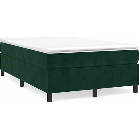 Maison Exclusive - Boxspringbettgestell Dunkelgrün 120x200 cm Sam