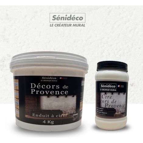 Enduit à cirer décoratif - Décors de Provence 4KG coloris Ventoux (1/5)