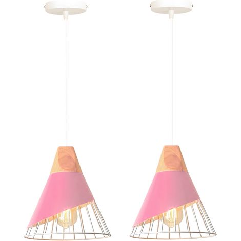 Suspension vintage, plafonnier industriel en métal, lustre moderne avec ampoule, suspension pour salle à manger, café, lumière chaude 3000 K (1/5)