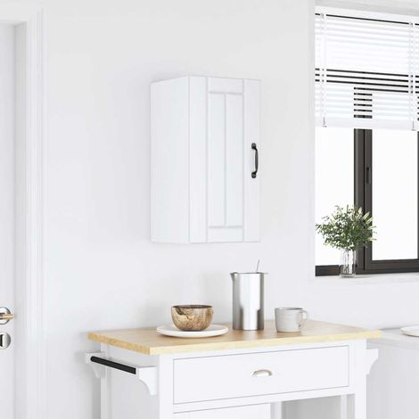 vidaXL Kitchen Wall Cabinet "Lucca" White Engineered Wood (1/5)