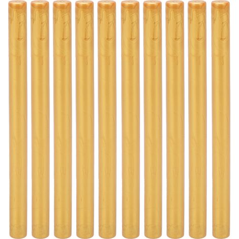10 Bâtons de Cire à Cacheter Sans Fumée, Flexibles pour Enveloppes, Cartes et Documents Dorés - Lot de 10 (1/5)