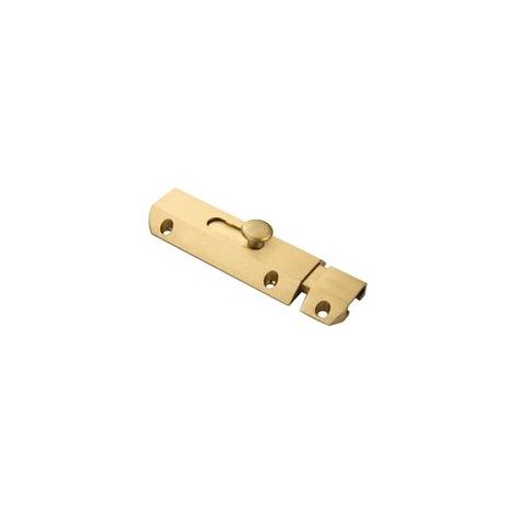 1 Pc Or Épais En Laiton Pur Glissière Baril Porte Boulon Heavy Duty Porte Sécurité Verrou Verrou Dumb (1/5)