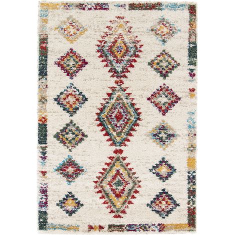 Tapis d'inspiration berbère à losanges - 120x170cm - Tiki (1/5)