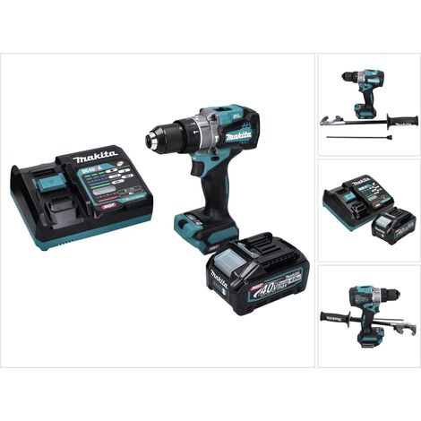 Makita HP 001 GM1 Akku Schlagbohrschrauber 40 V max. 140 Nm XGT Brushless + 1x Akku 4,0 Ah + Ladegerät (1/5)