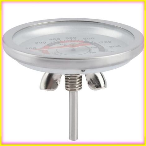 keenso Thermomètre pour Barbecue Thermomètre de Barbecue en Acier Inoxydable, Thermomètre de Barbecue, piscine ustensile (1/5)