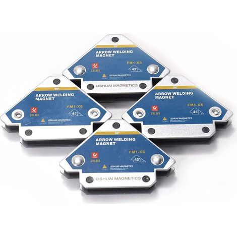 Positionneur Magnétique Soudure 4 pièces 45° 90° 135° Multi-angle Outils de Localisation Auxiliaires en Ferrite (1/4)