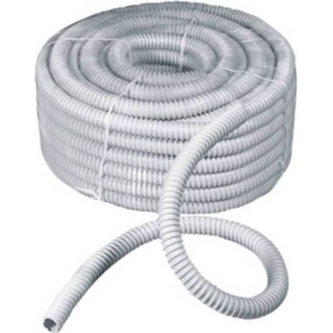 30 x GUAINA SPIRALATA FLESSIBILE D 25 MM GRIGIO
