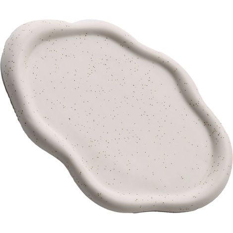 Ovale Schmuckschale aus weißer Keramik – modernes und elegantes Design zur Aufbewahrung oder als Geschenk