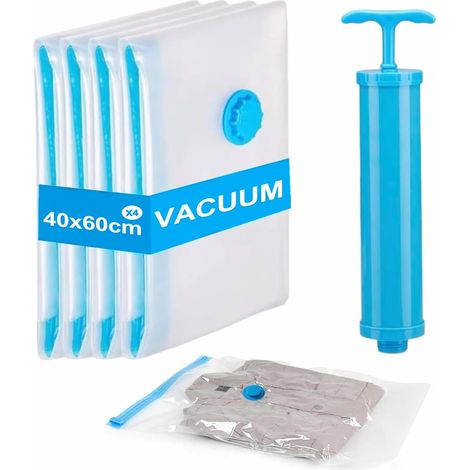 Housse Rangement,Sacs Sous Vide pour Vêtements,Rangement Sous Vide Aspirateur,Sacs de Compression s,Compression Housse Aspirable Rangement (1/5)