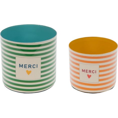 Amadeus - Set de 2 cache-pots Merci (1/3)