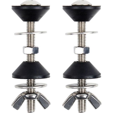 2 pcs Toilette Split réservoir d'eau vis de Fixation Accessoires Assis réservoir d'eau Fixation Connexion vis Toilette réservoir d'eau Accessoires d'installation (1/5)