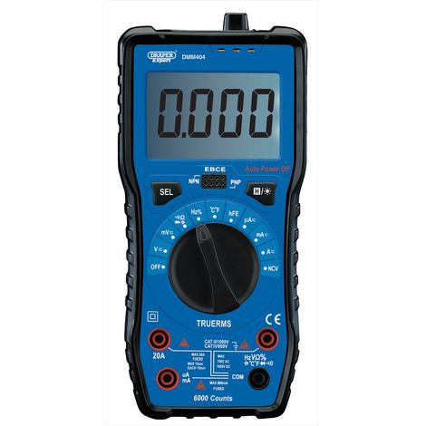 Draper Digital Multimeter 92433 with Auto and Manual Ranging for Precise Electrical Measurements