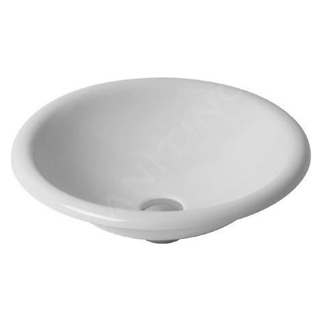 Lavabo encastré ARCHITEC avec ou sans vidage, diamètre 450 mm, avec robinetterie (1/3)