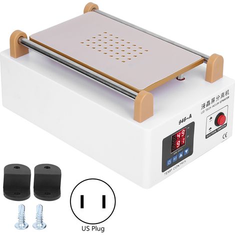 Séparateur d'écran de téléphone avec pompe à vide puissante, coque en plastique, outils de réparation, modèle 946A, prise américaine 110V (1/5)