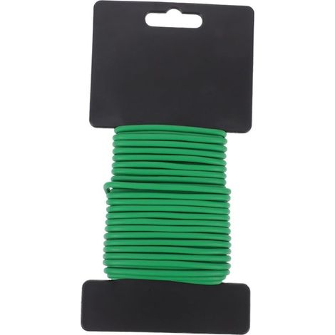 Fil Attachant pour Plantes Souple 3,5 Mm x 8 m Gaine Plastique PVC, Cravate De Jardinage Flexible, Lien De Support Végétal pour Fixation Jardin Usage Polyvalent (1/5)