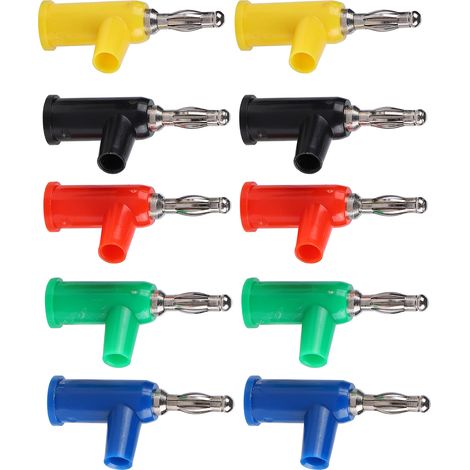 Fiche de connexion banane 4mm U31, fiche audio enceinte lanterne, connecteur pratique sans soudure pour équipement électrique (1/5)